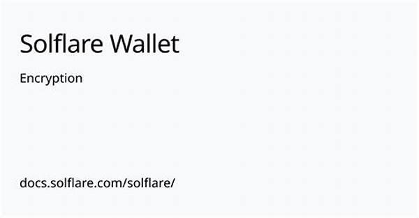Solflare Wallet Encryption Methods