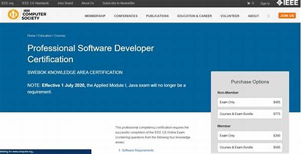 Requirements For Software Developer Certification