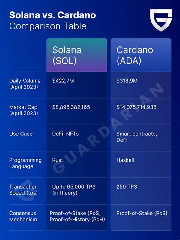 Solana Cardano Adoption Rate Comparison